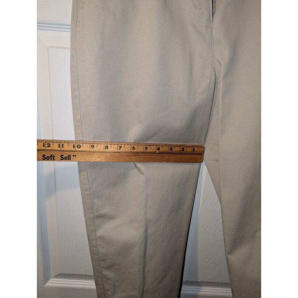 L.L. Bean Womens Pants 8 Regular Original Fit Khaki 100% Cotton EUC Bottoms - Picture 4 of 9